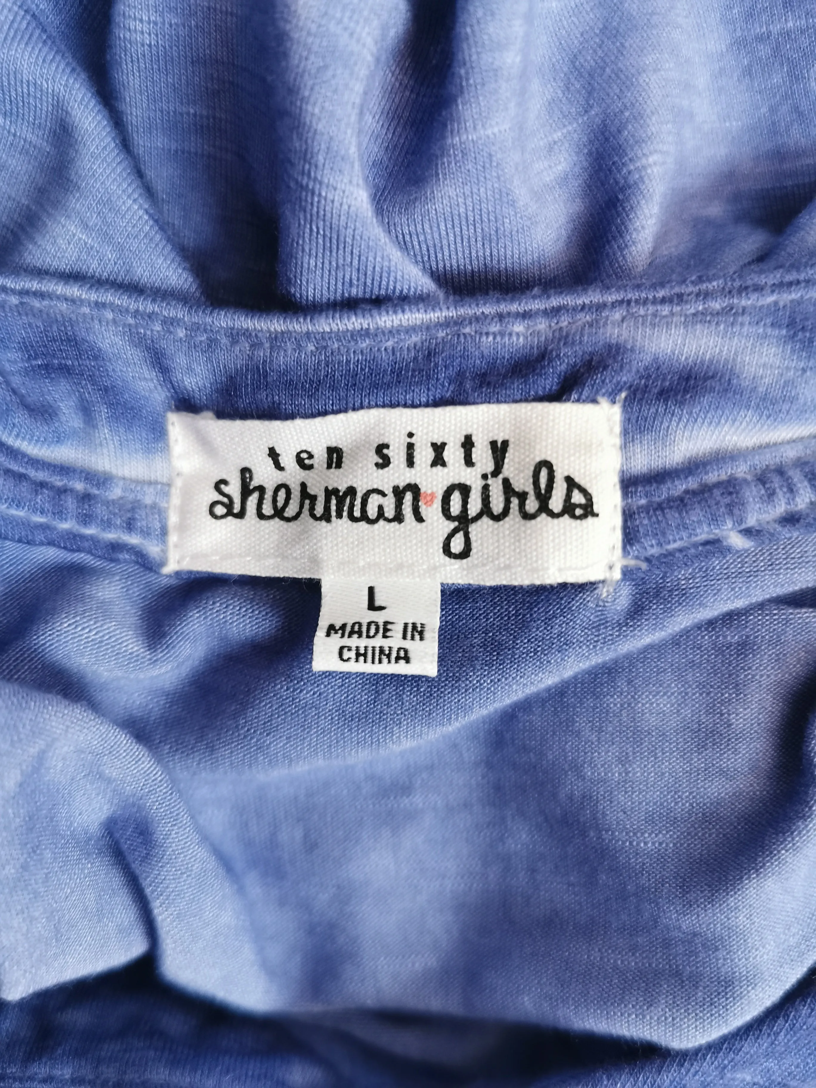 GIRL SIZE LARGE (14/16 YEARS) - TEN SIXTY, Sherman Girls, Open Shoulder T-Shirt EUC B42