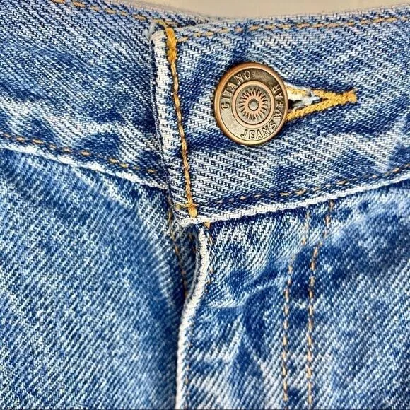 GITANO Vintage 90’s High Waisted Jean Shorts.