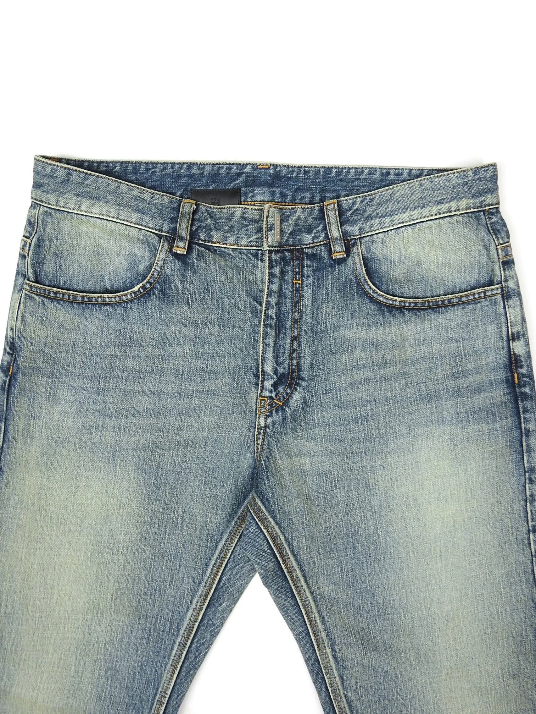 Givenchy Vintage Wash Straight Fit Jeans Size 34