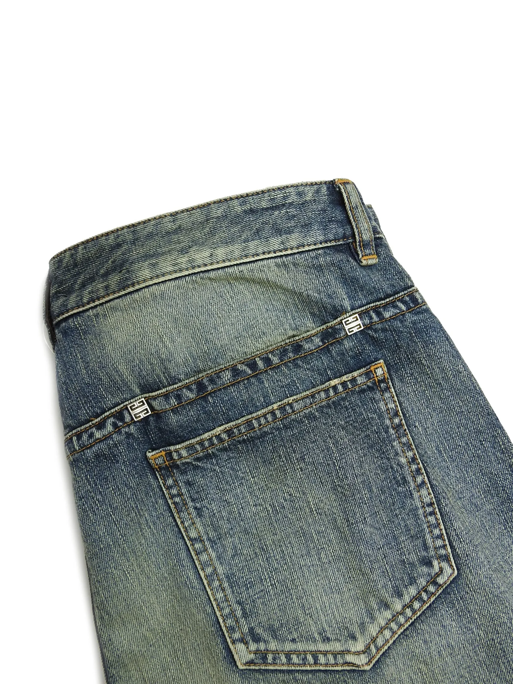 Givenchy Vintage Wash Straight Fit Jeans Size 34