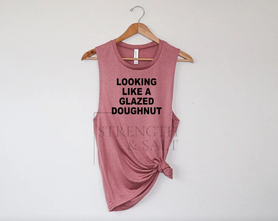 Glazed Doughnut Muscle Tank