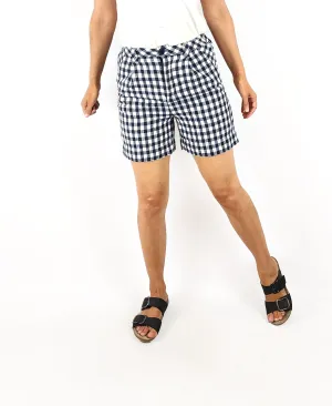 Gorman blue gingham shorts size 8 (small fit)