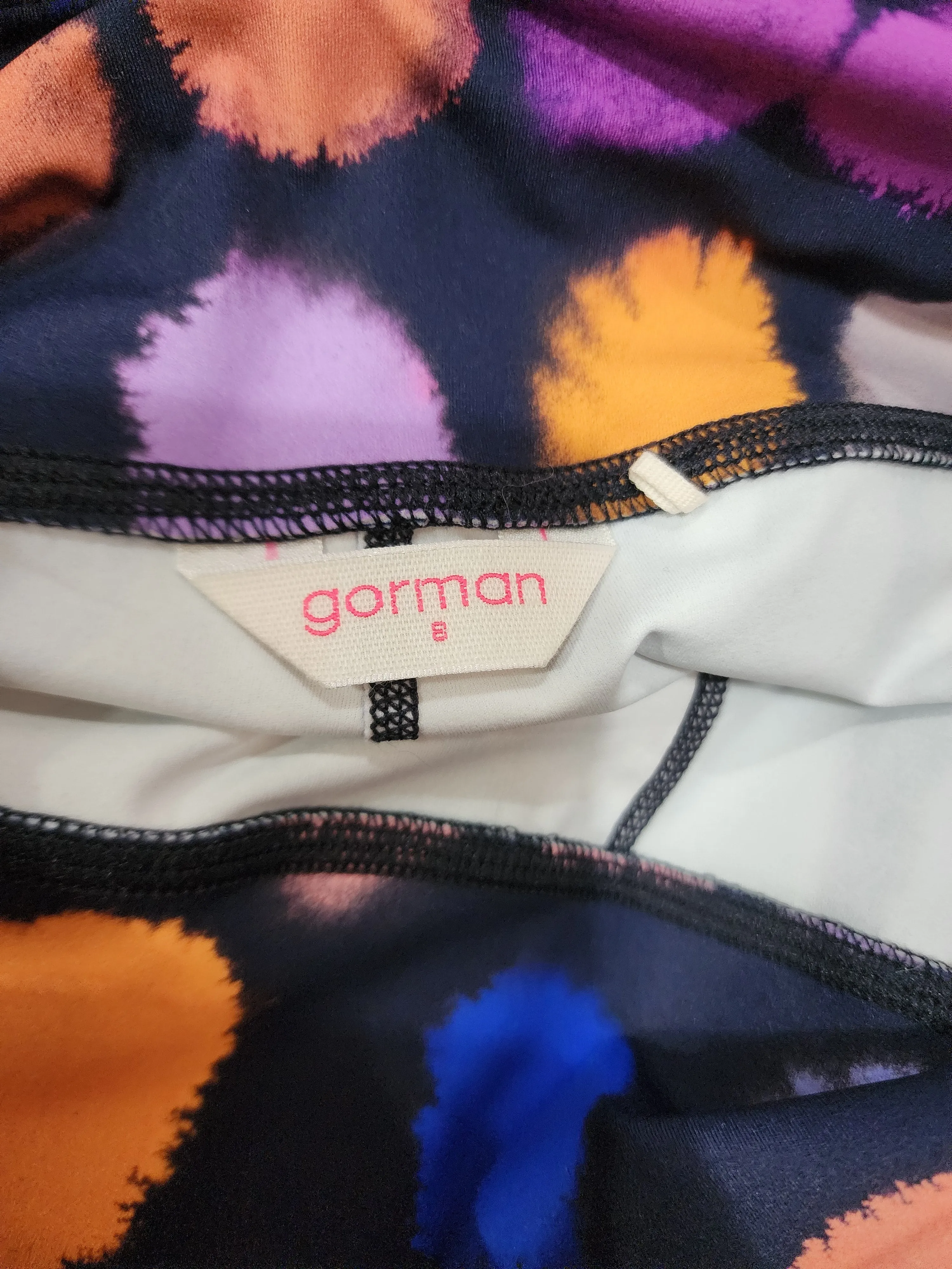 Gorman colourful bike shorts size 8