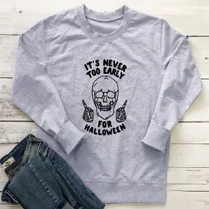 Graphic long Sleeve Shirts Too Early