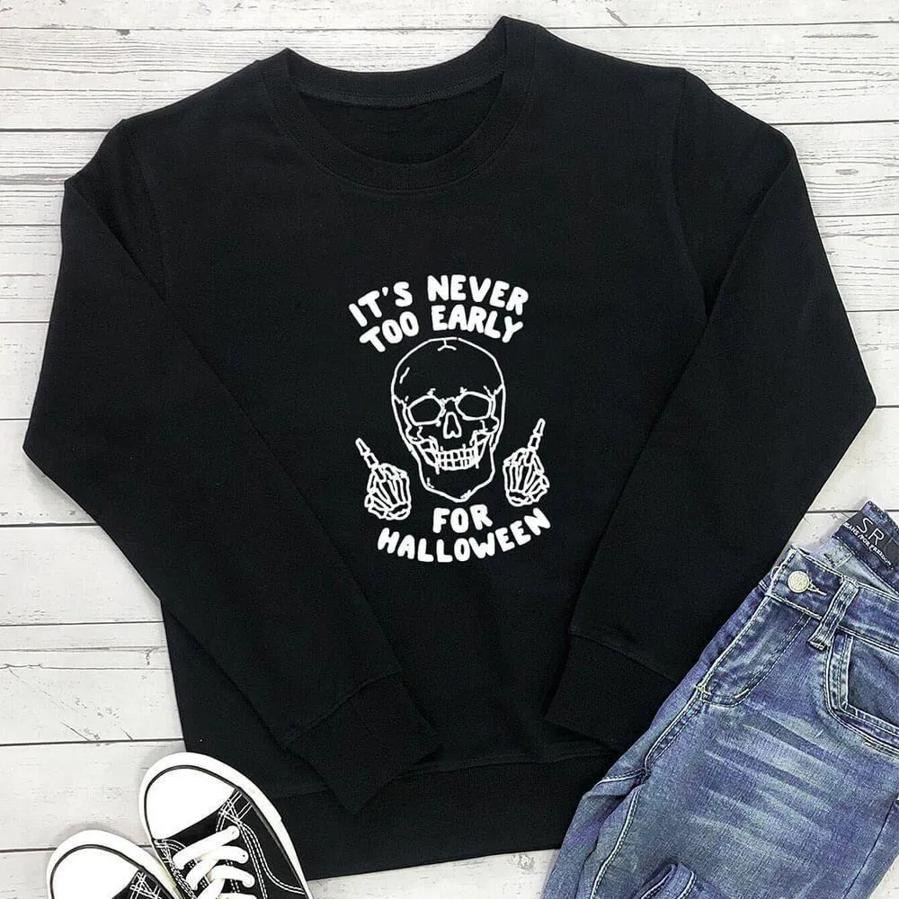 Graphic long Sleeve Shirts Too Early