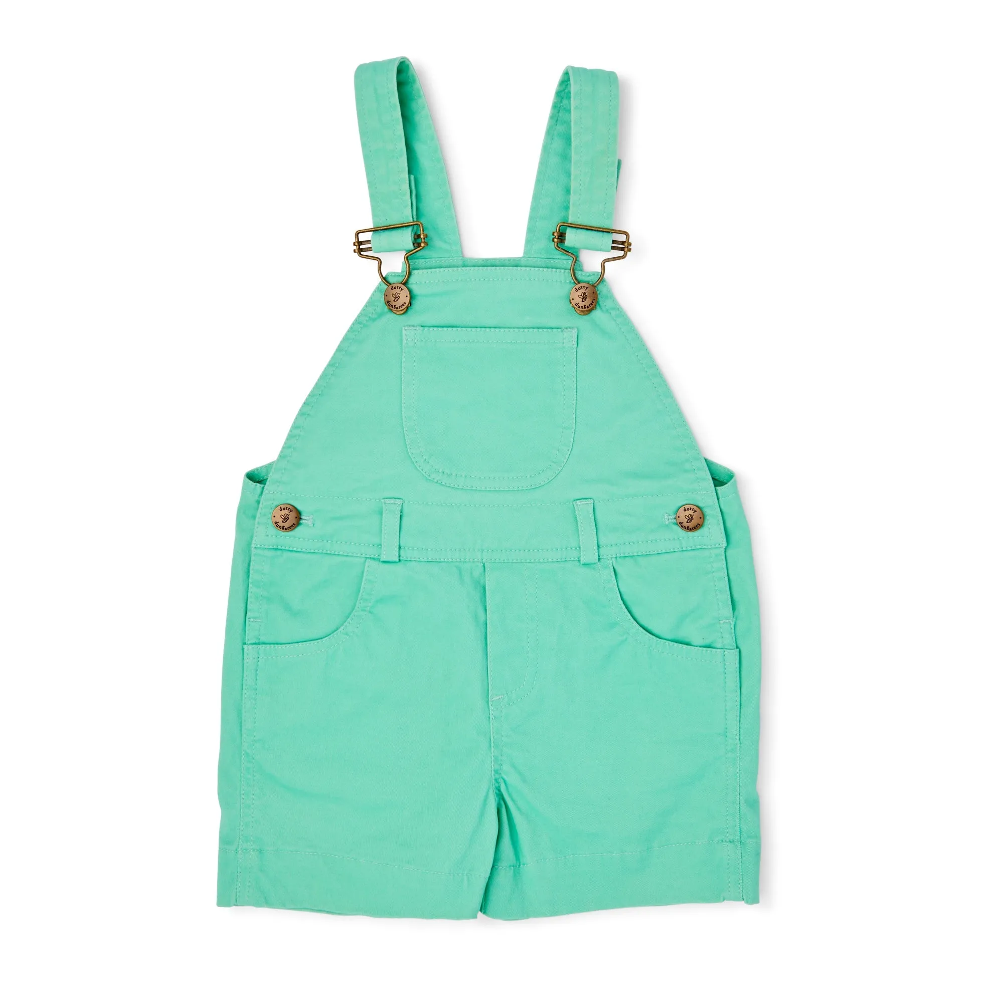 Green Denim Shorts