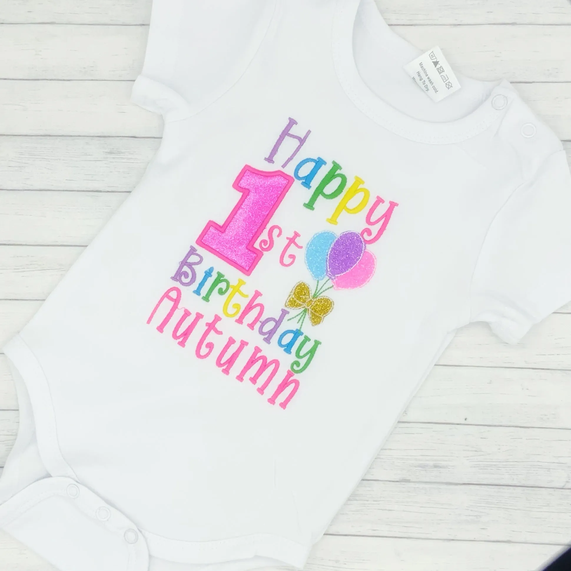 Happy 1st Birthday Bodysuit