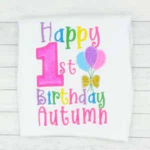 Happy 1st Birthday Bodysuit