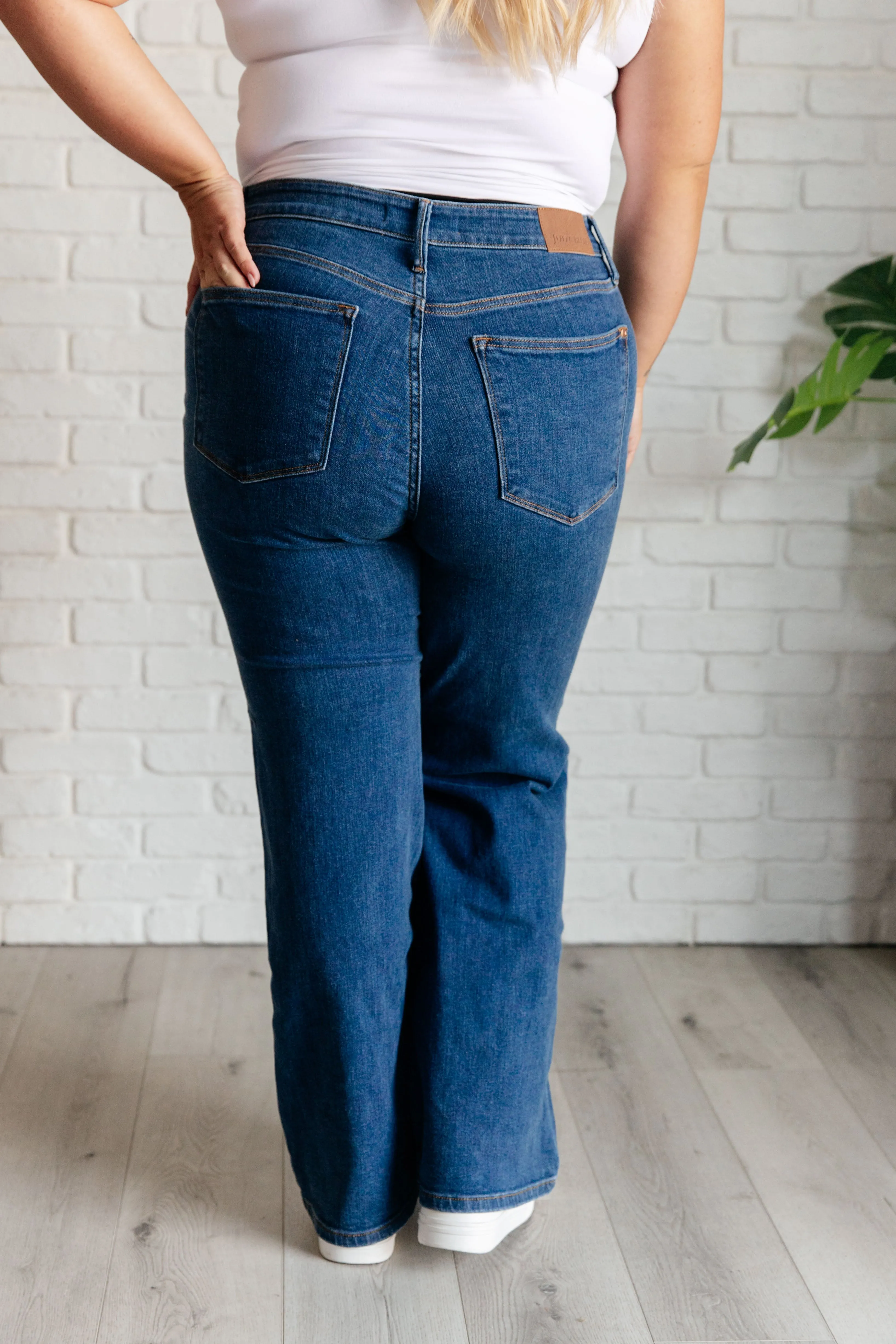 Hazel Blues® |  Hazel High Rise Vintage Wide Leg Jeans