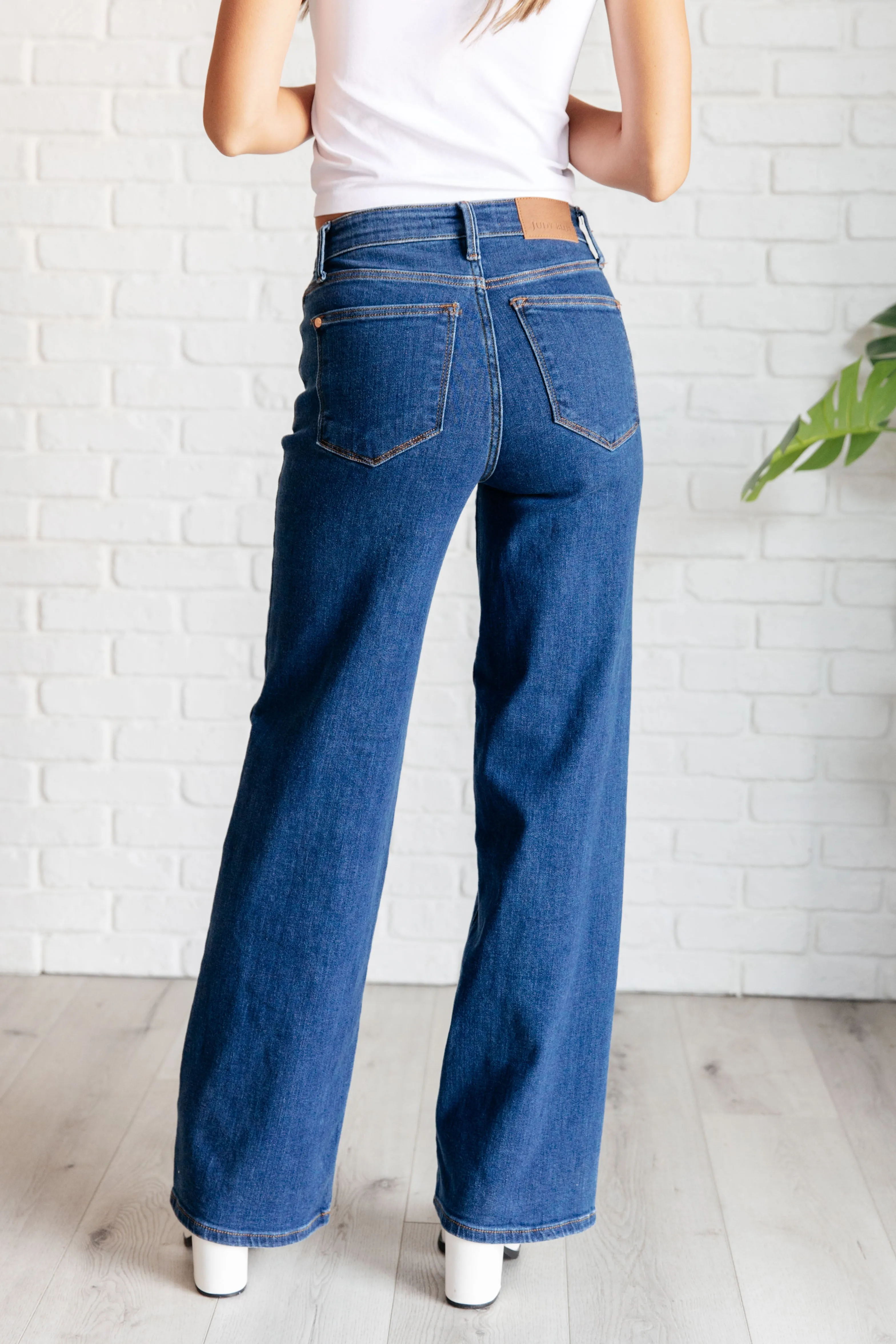 Hazel Blues® |  Hazel High Rise Vintage Wide Leg Jeans