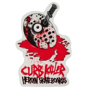 Heroin - Curb Killer 7" Sticker