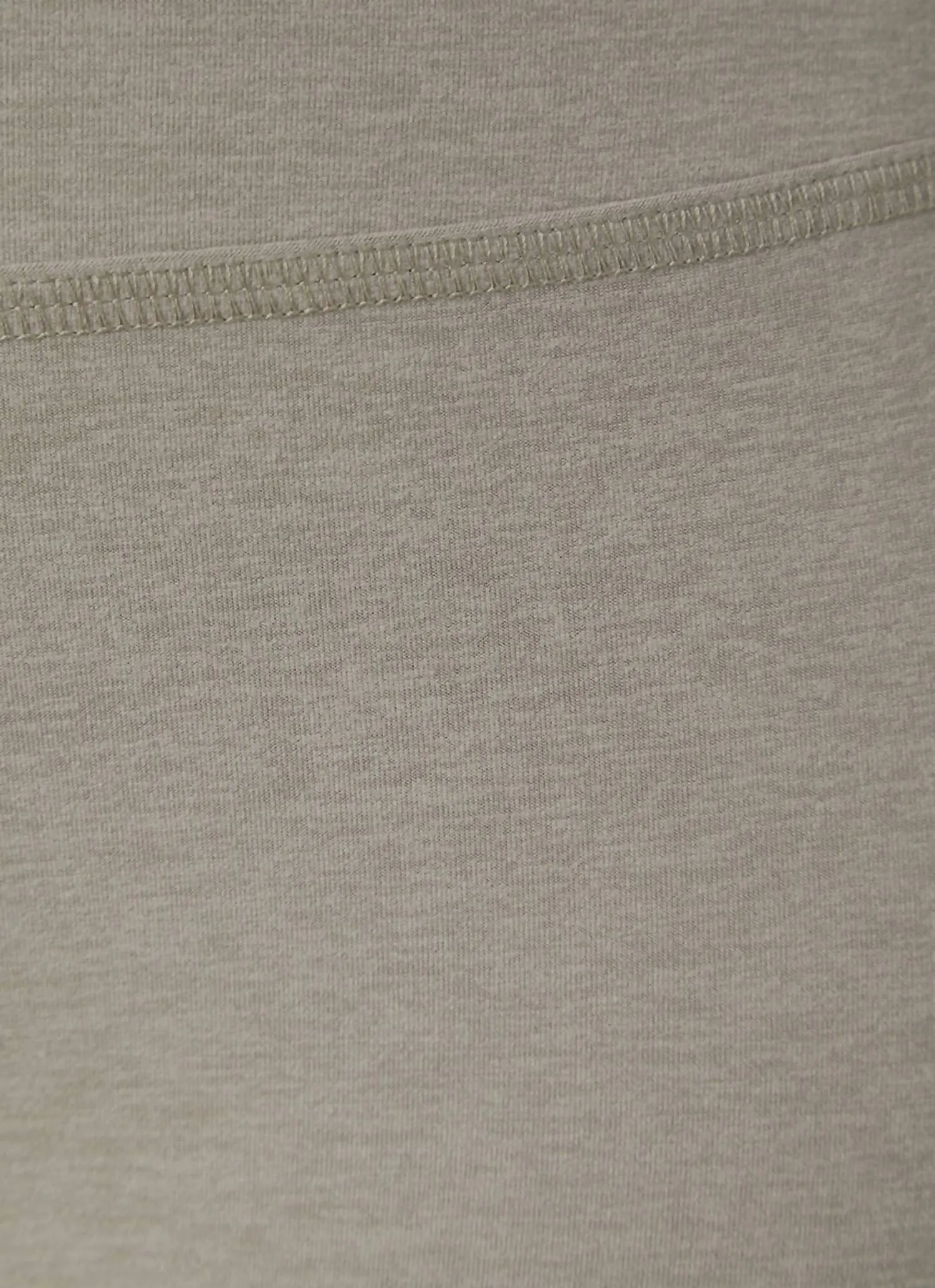 High Waisted Biker Short In Birch Heather