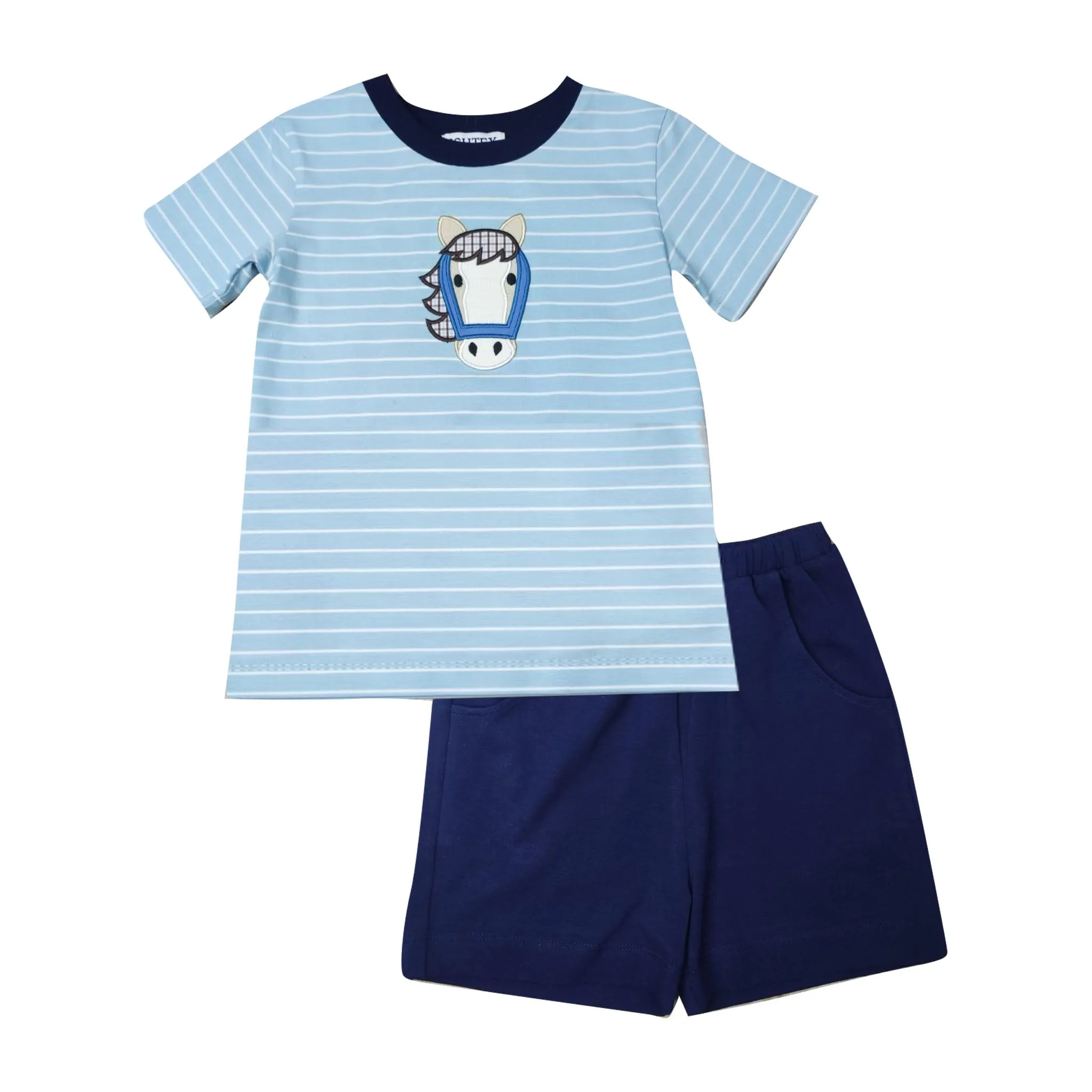 Horse Boy's Shorts Set