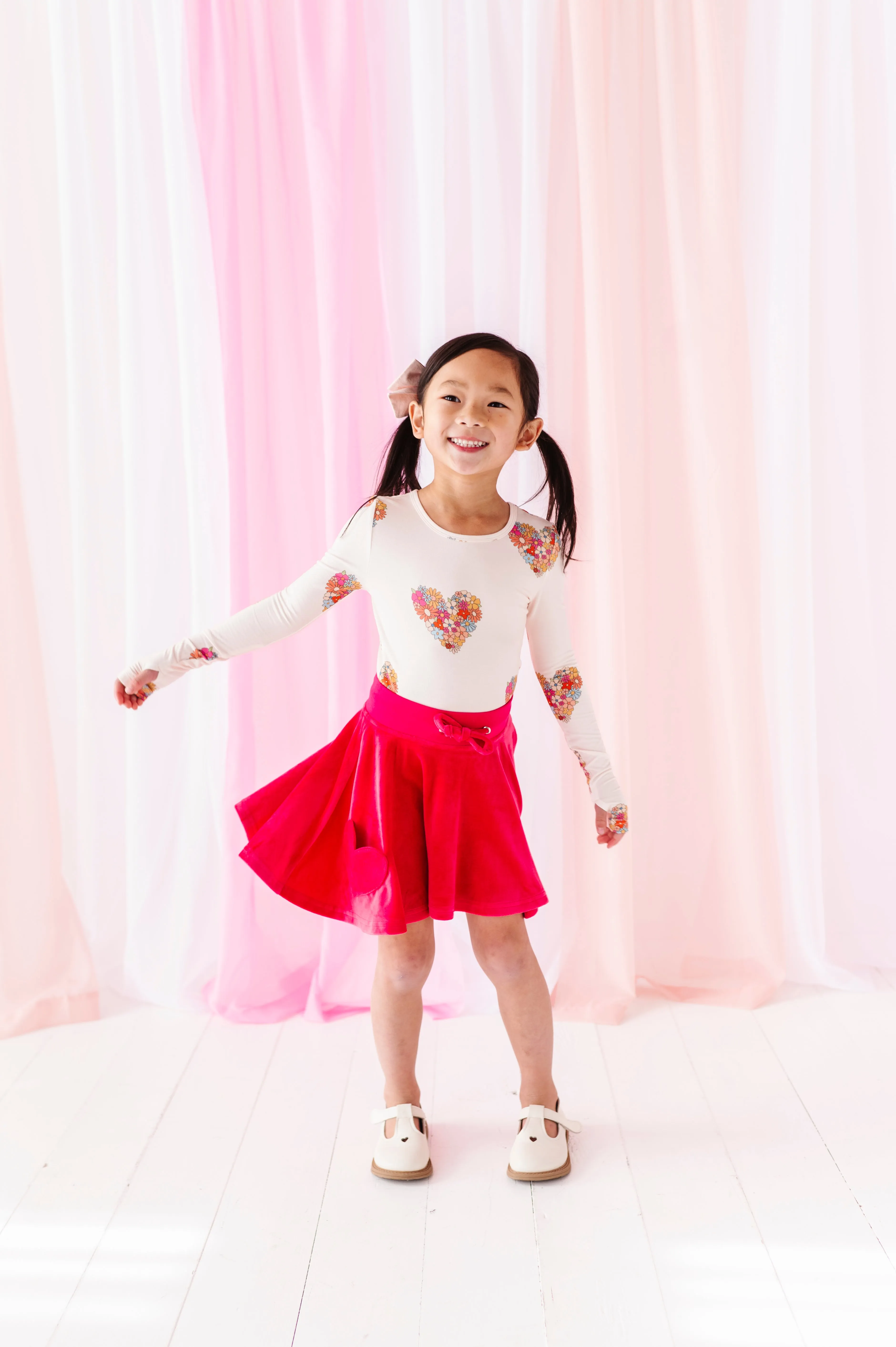 Hot Pink Velour | SKORT