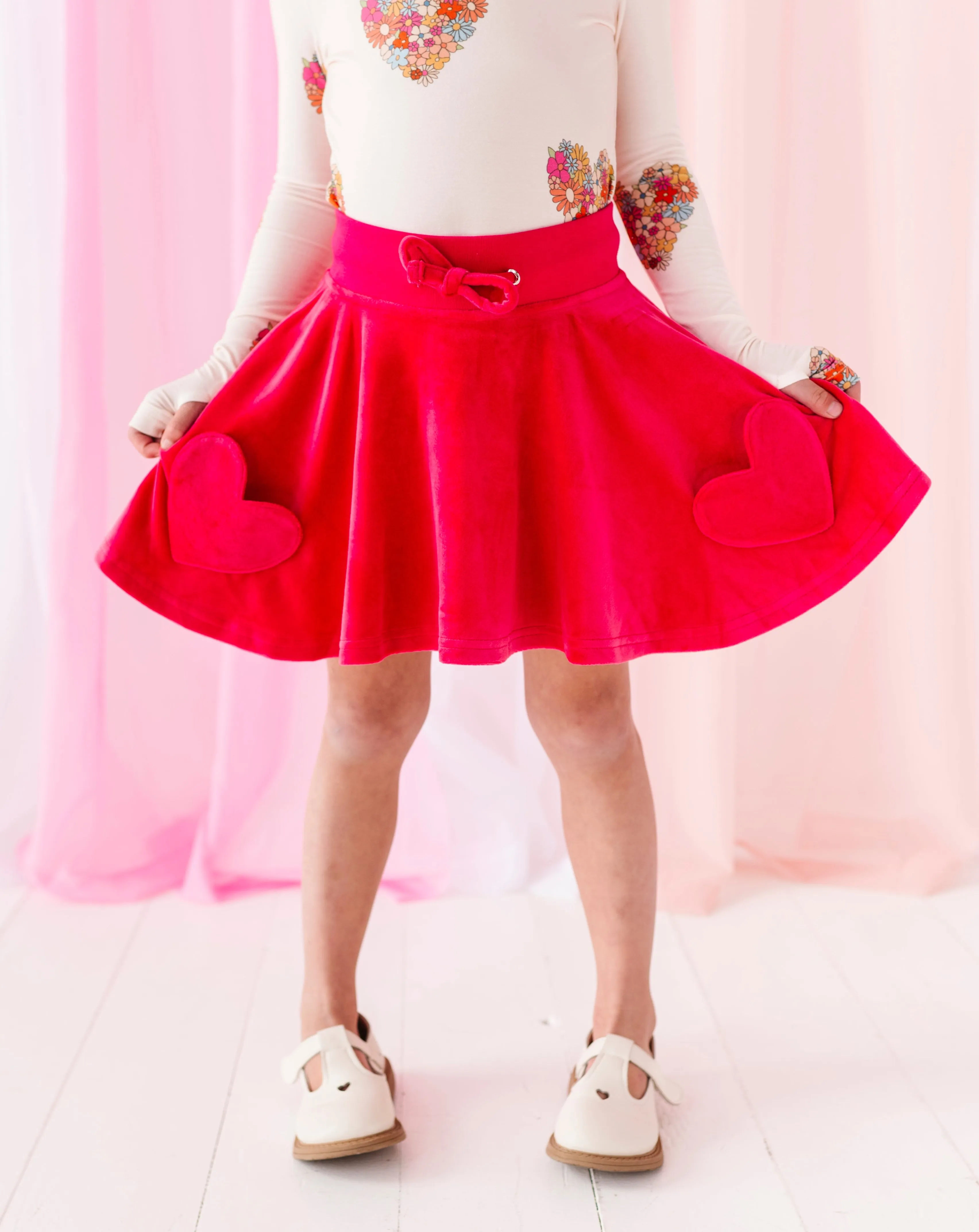 Hot Pink Velour | SKORT
