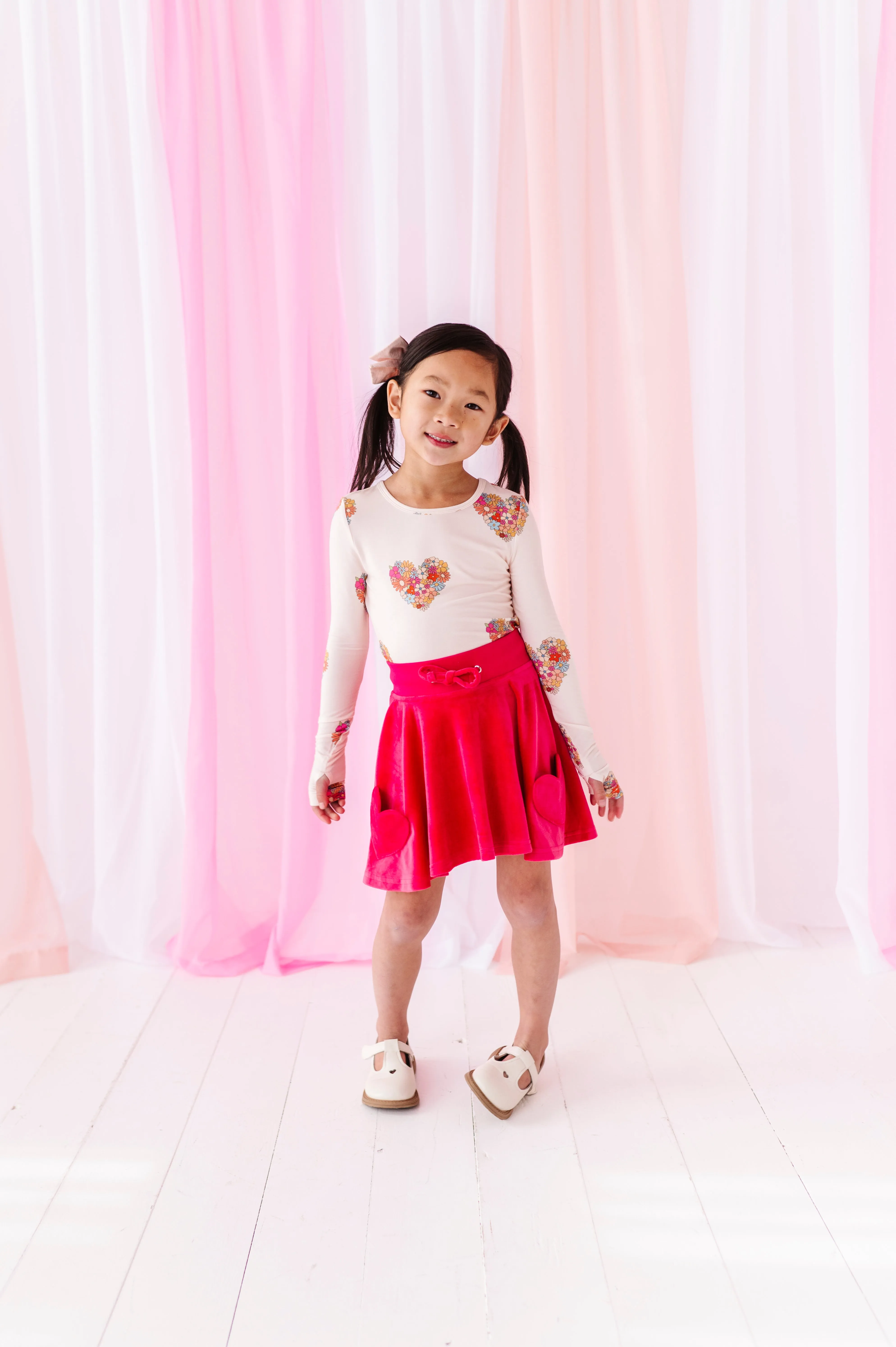 Hot Pink Velour | SKORT
