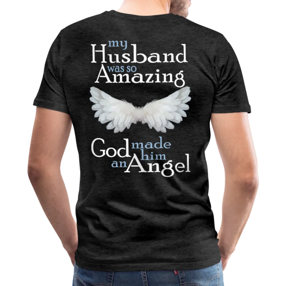Husband Amazing Angel Men's Premium T-Shirt (CK1487)