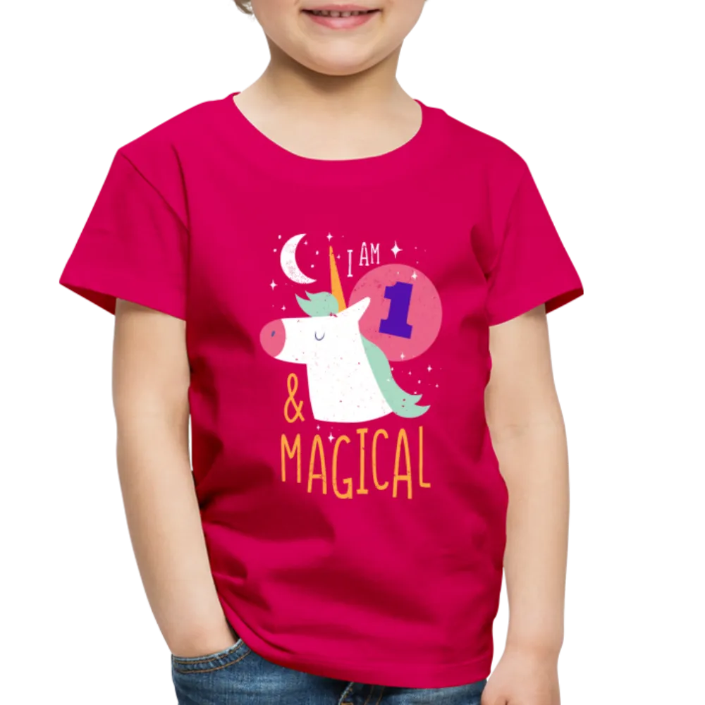 I am 1 and Magical Toddler Premium T-Shirt  (CK3901)