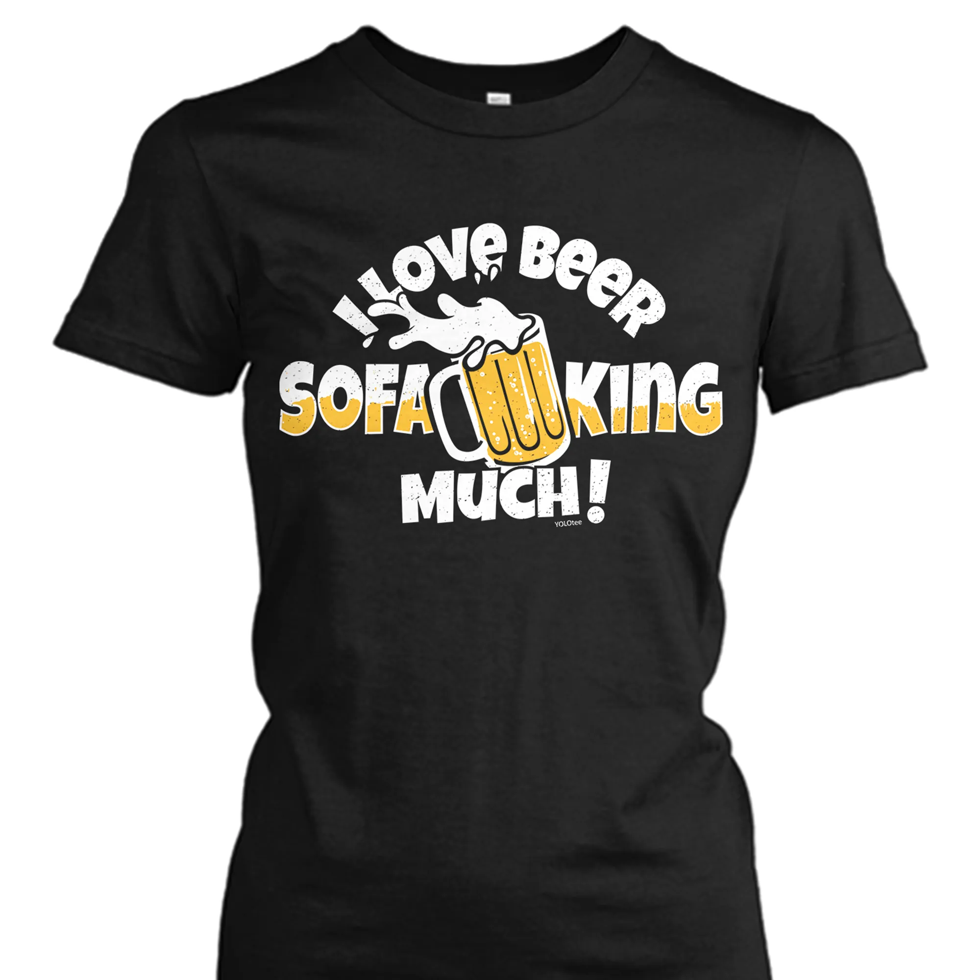 I Love Beer Sofa King Much Shirt