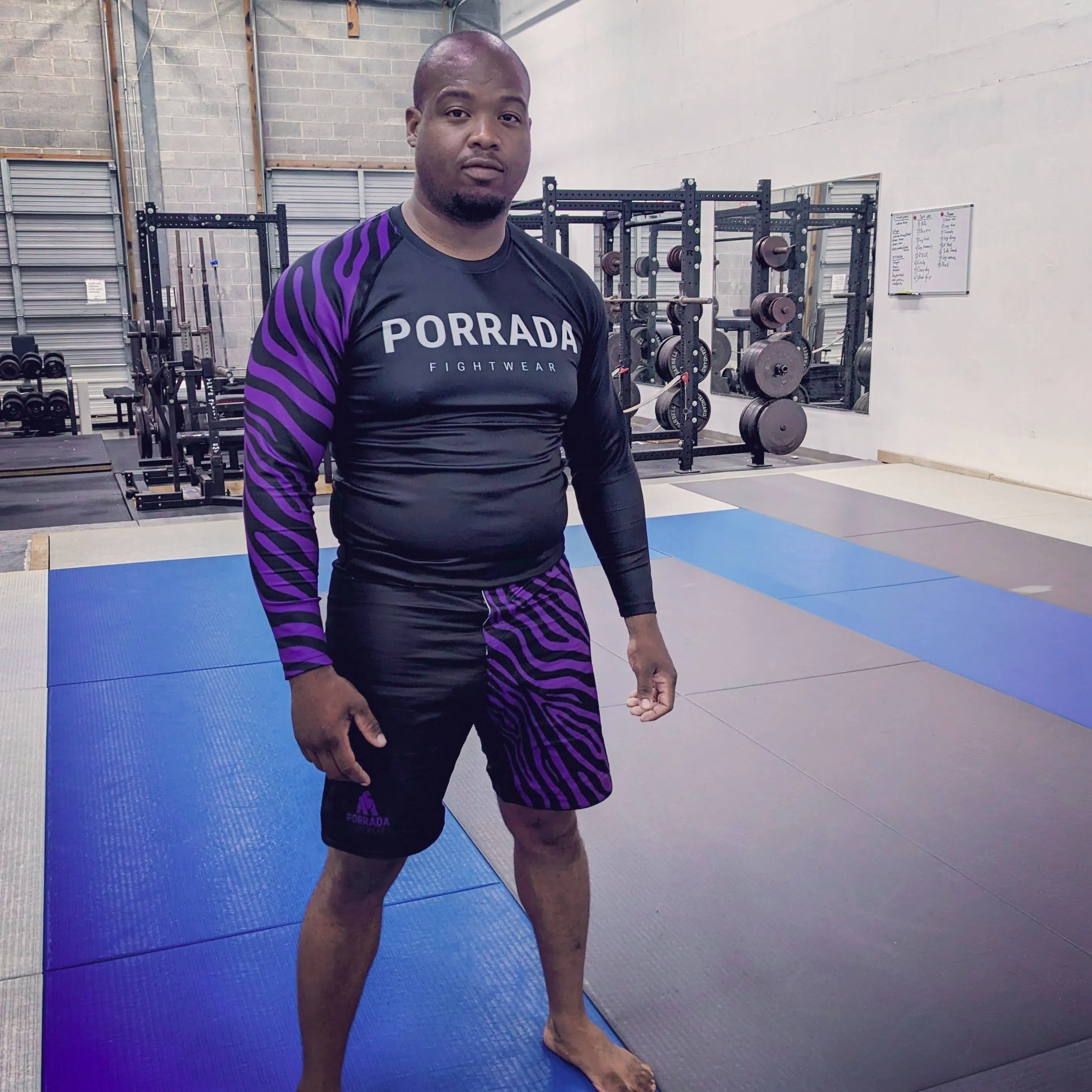 IBJJF PURPLE RANKED FIGHT SHORTS