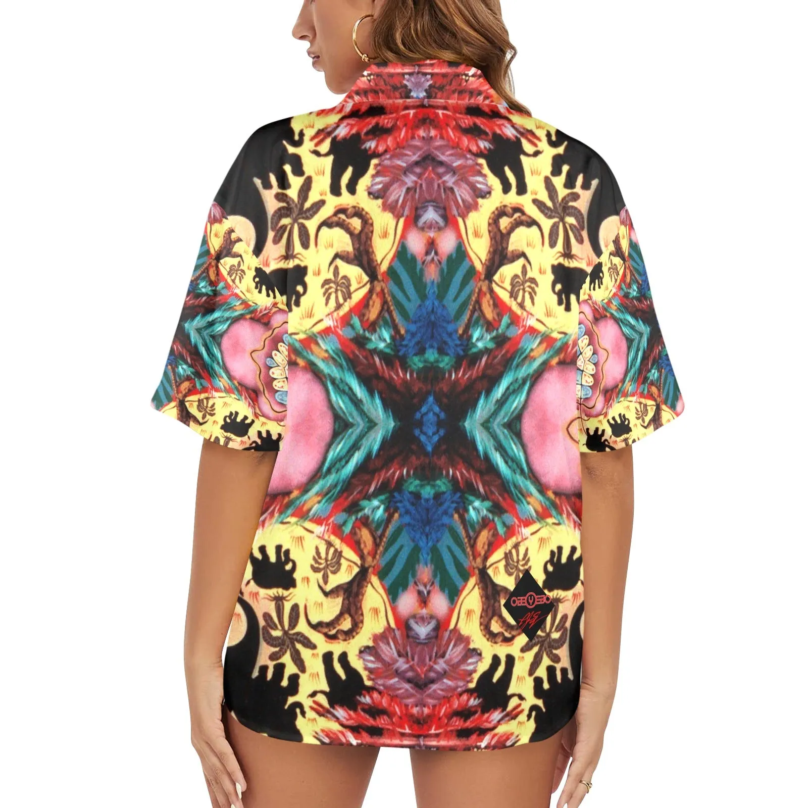 Improv Cockfight Women's Hawaiian Shirt