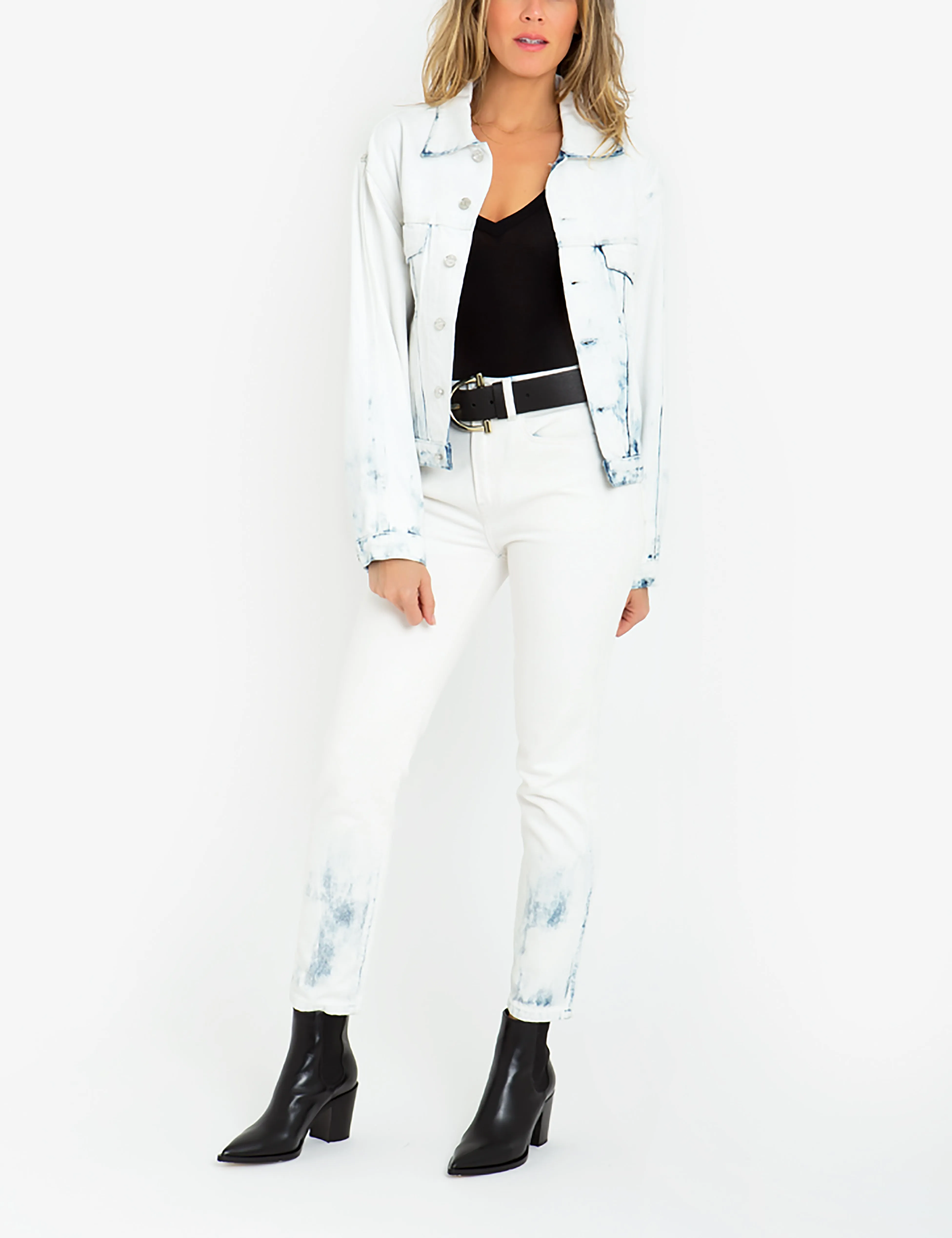 Indigo Zip Tie Vintage Straight