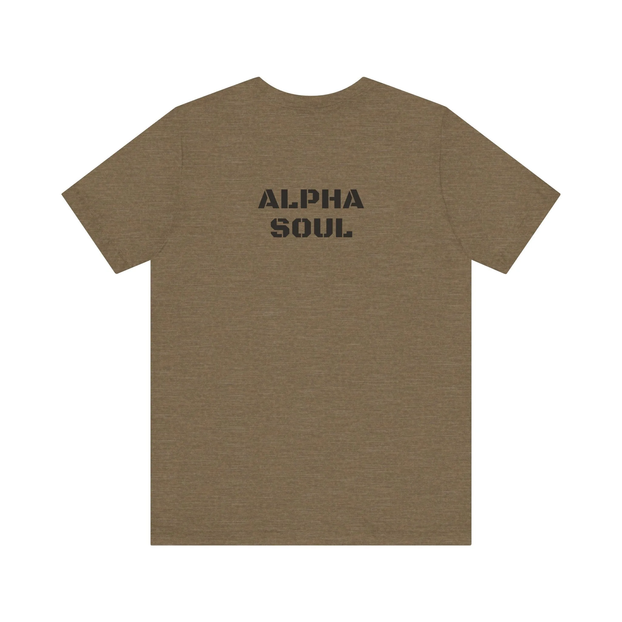 Inspirational Gym Shirts for Men - Motivation for Your Workout - ALPHA SOUL - Back