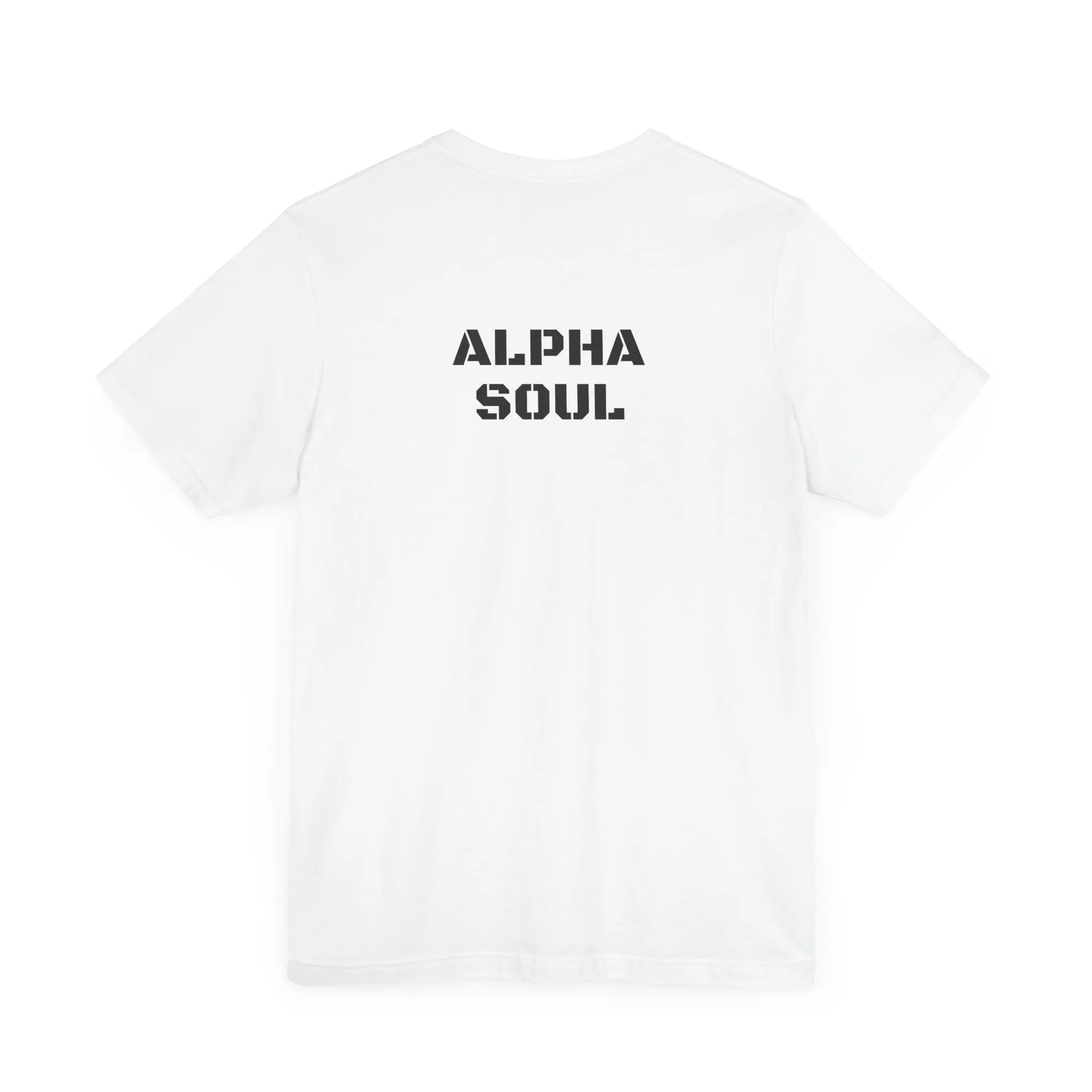 Inspirational Gym Shirts for Men - Motivation for Your Workout - ALPHA SOUL - Back