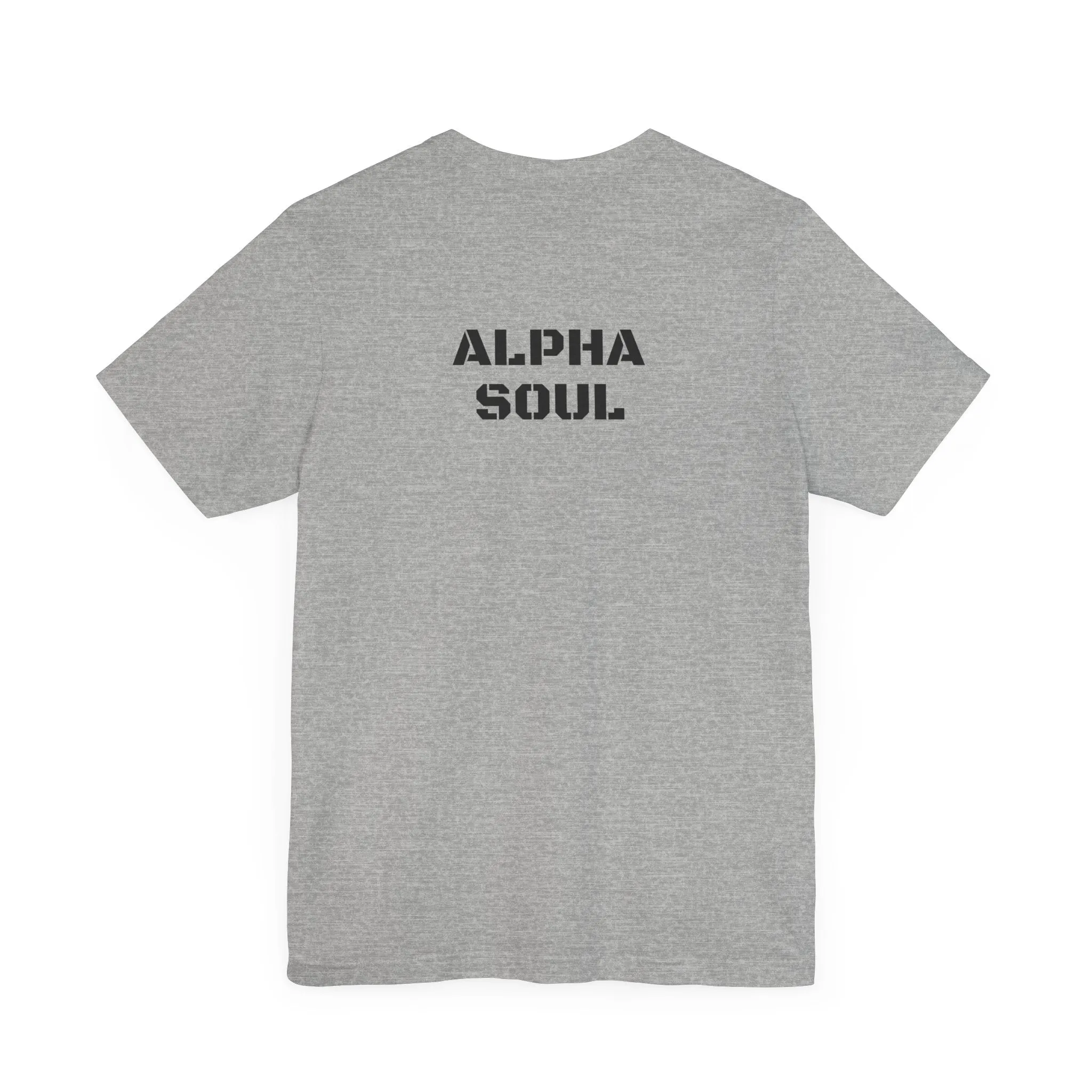 Inspirational Gym Shirts for Men - Motivation for Your Workout - ALPHA SOUL - Back