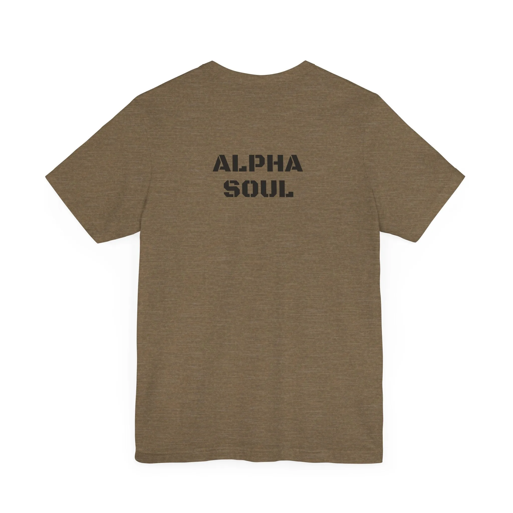 Inspirational Gym Shirts for Men - Motivation for Your Workout - ALPHA SOUL - Back