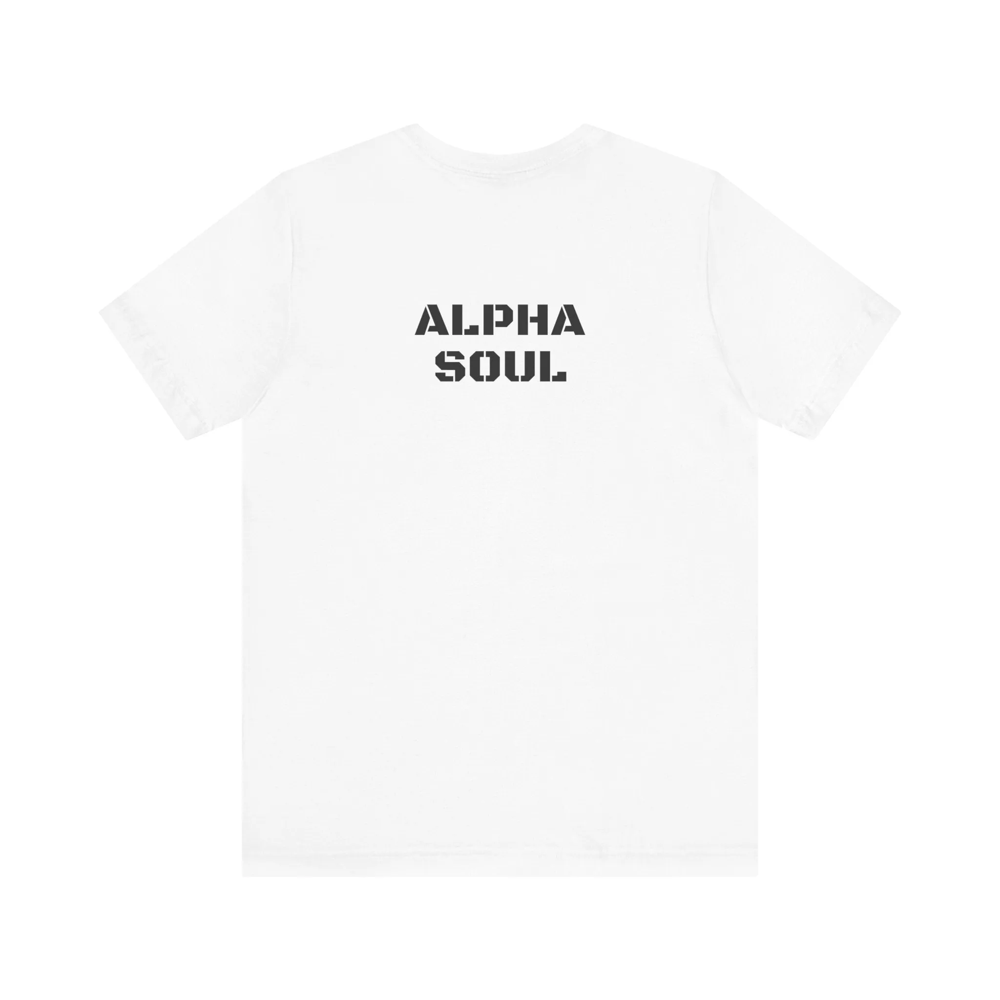 Inspirational Gym Shirts for Men - Motivation for Your Workout - ALPHA SOUL - Back