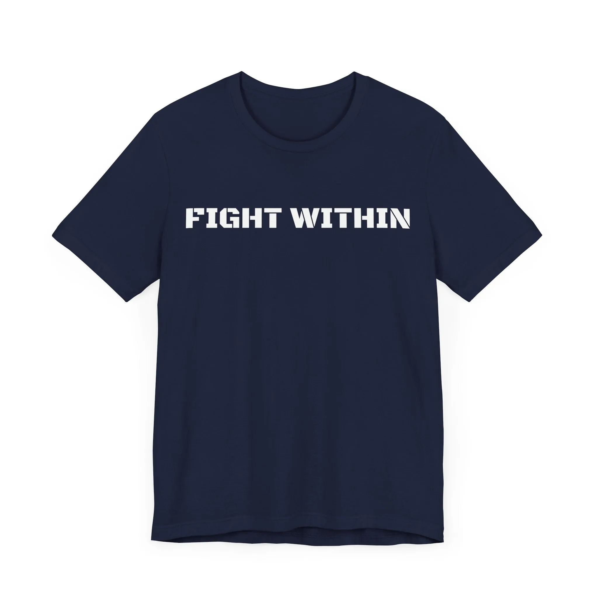 Inspirational Gym Shirts for Men - Motivation for Your Workout - FIGHT WITHIN - Front