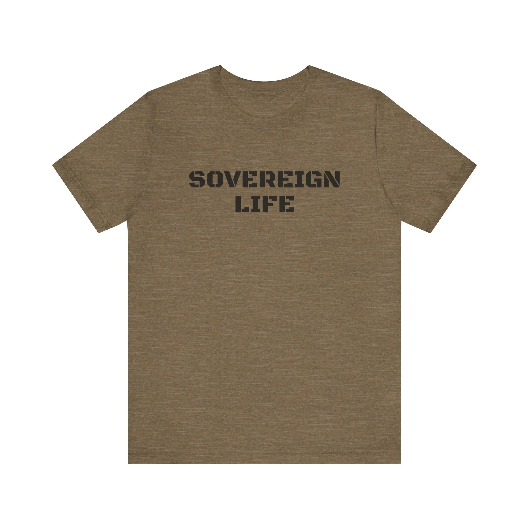 Inspirational Gym Shirts - Motivation for Your Workout - SOVEREIGN LIFE - Front
