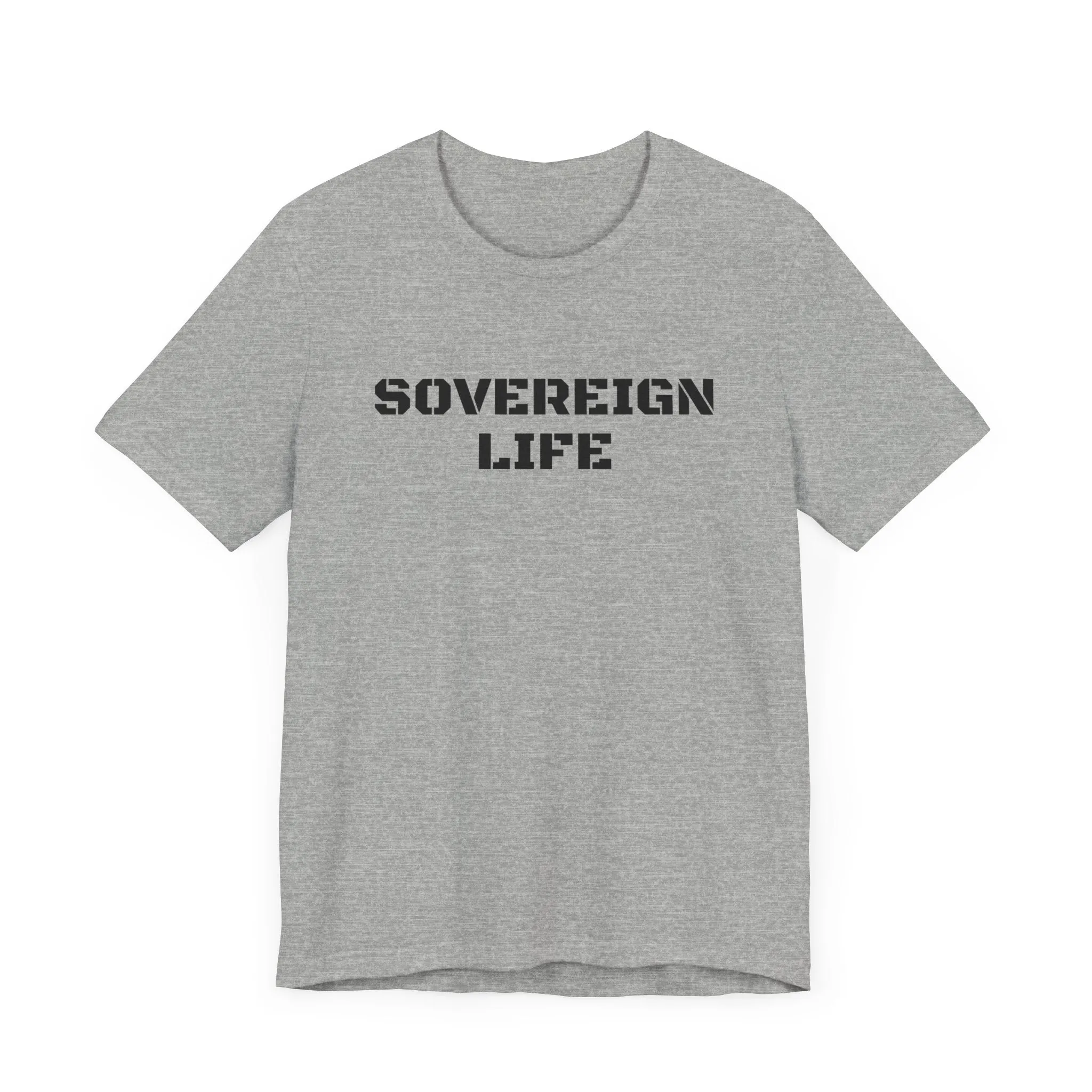 Inspirational Gym Shirts - Motivation for Your Workout - SOVEREIGN LIFE - Front