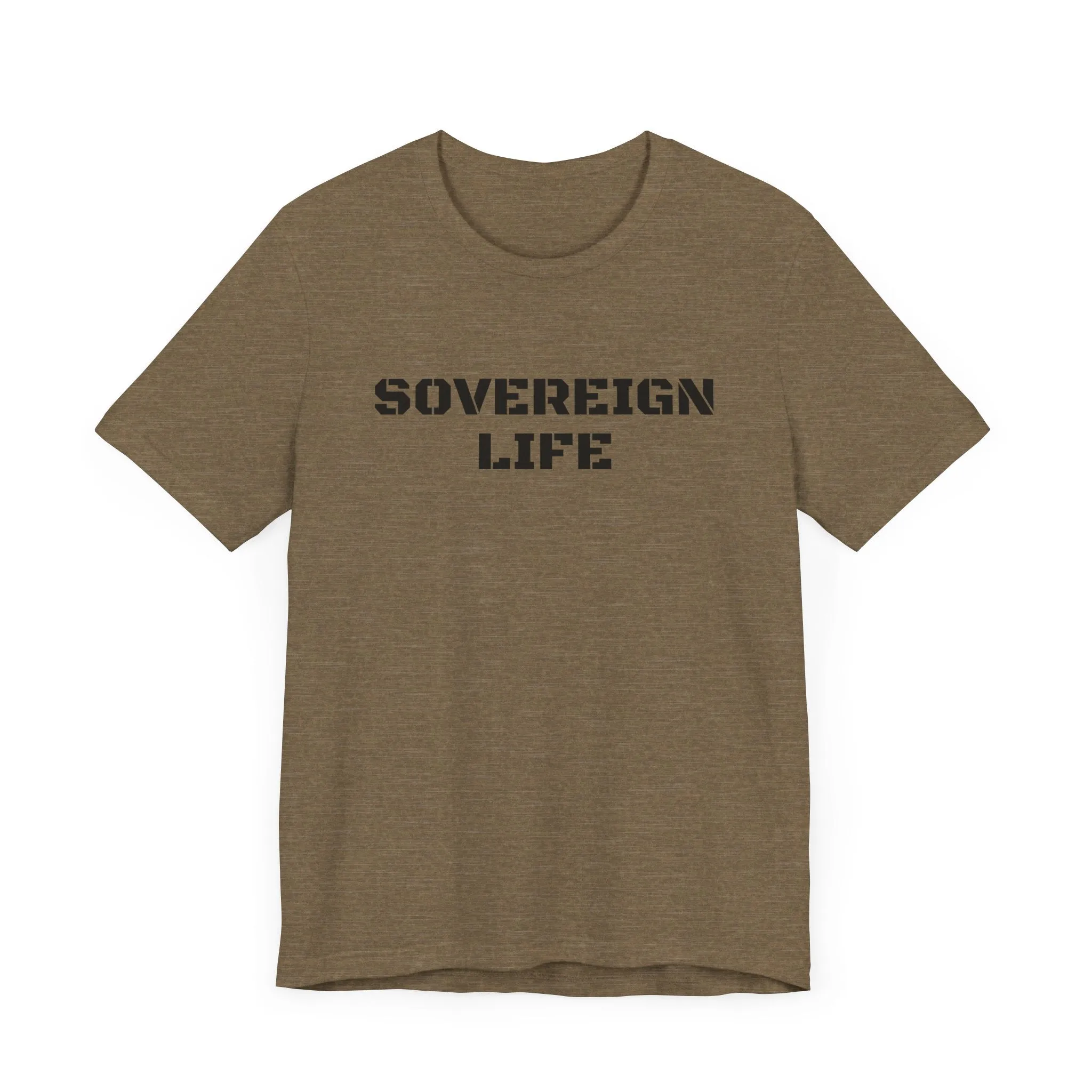 Inspirational Gym Shirts - Motivation for Your Workout - SOVEREIGN LIFE - Front