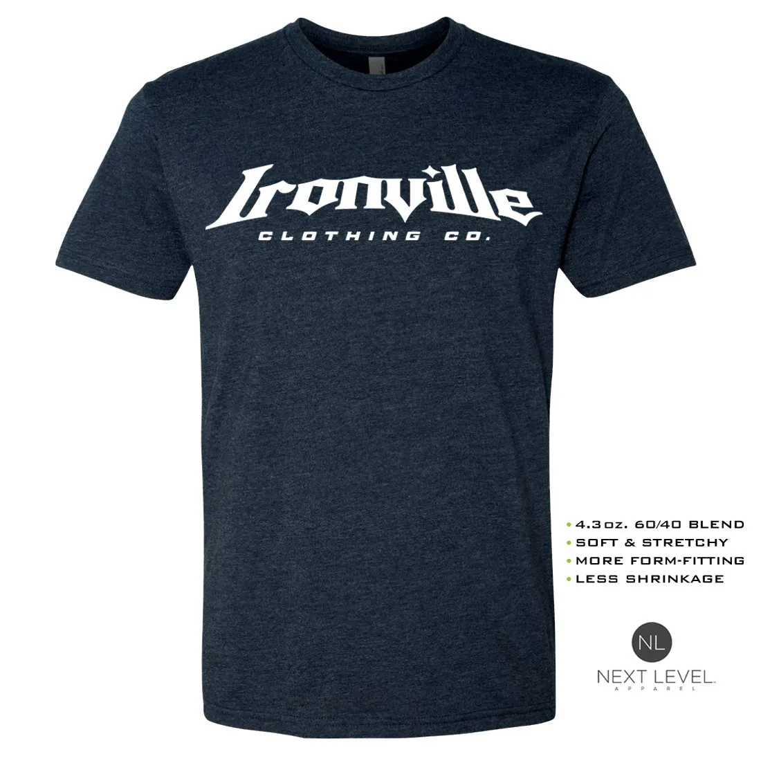 Ironville BE THE HAMMER Soft-Blend Fitted Gym T-shirt
