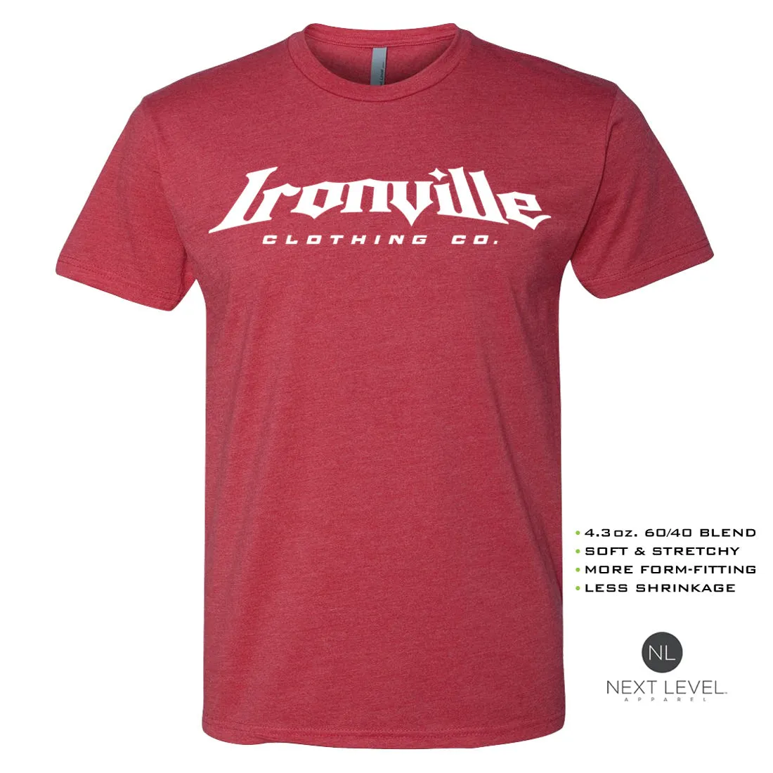 Ironville BE THE HAMMER Soft-Blend Fitted Gym T-shirt