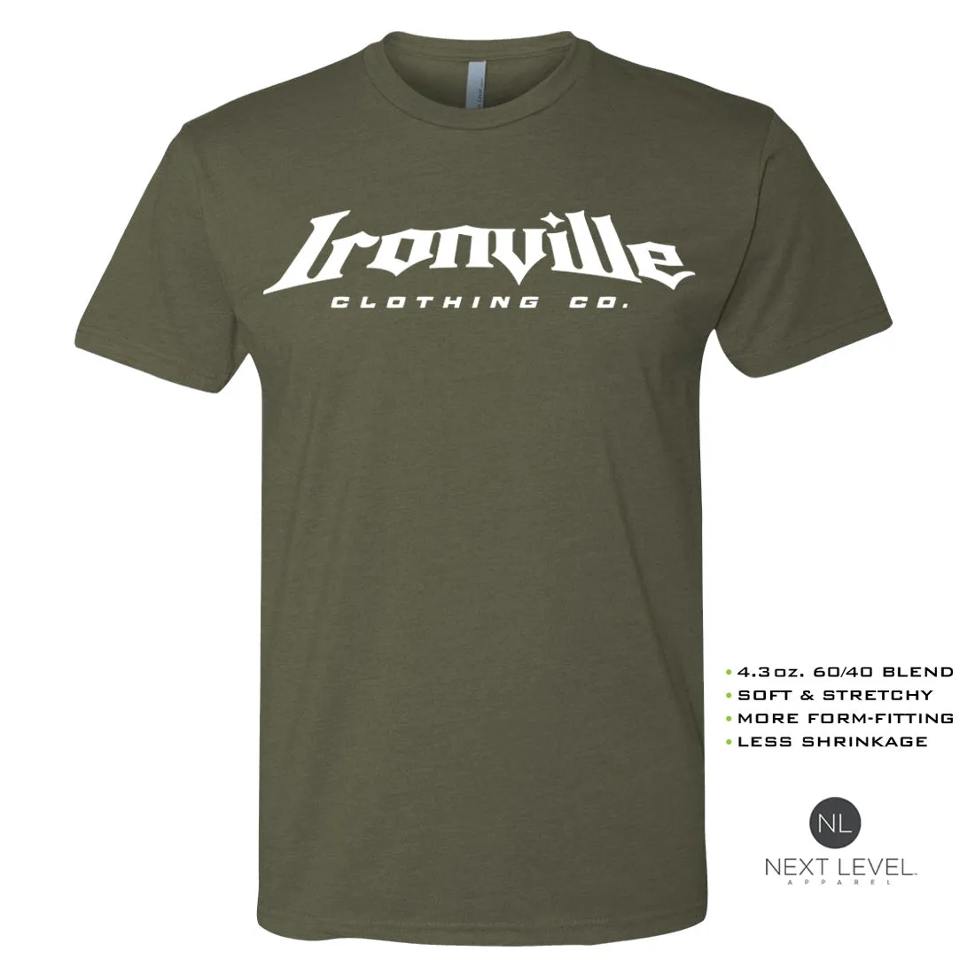Ironville BE THE HAMMER Soft-Blend Fitted Gym T-shirt