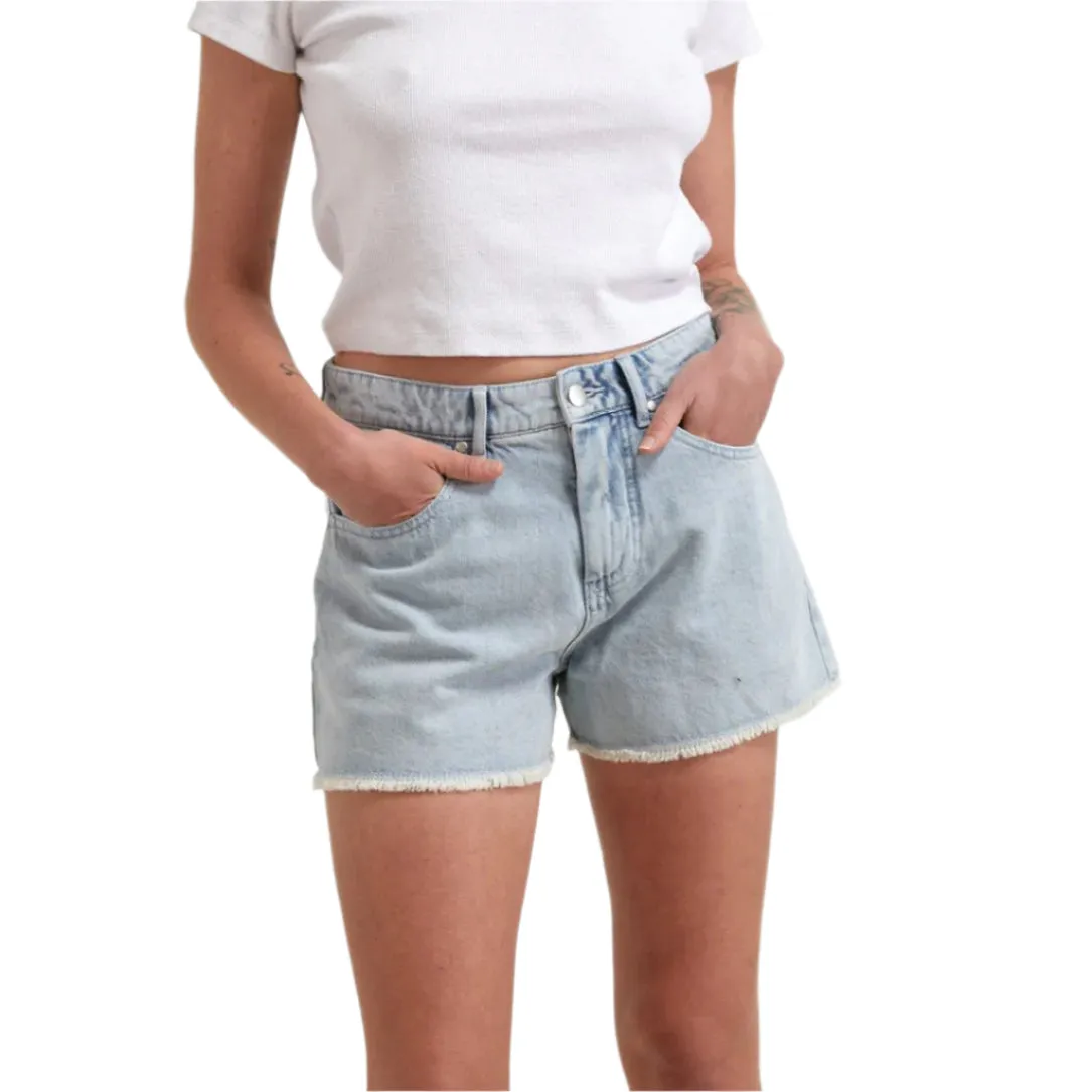 Isabella Hemp Denim Low Rise Short