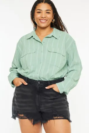 Isabelle Ultra High Rise Mom Shorts (Plus Size)