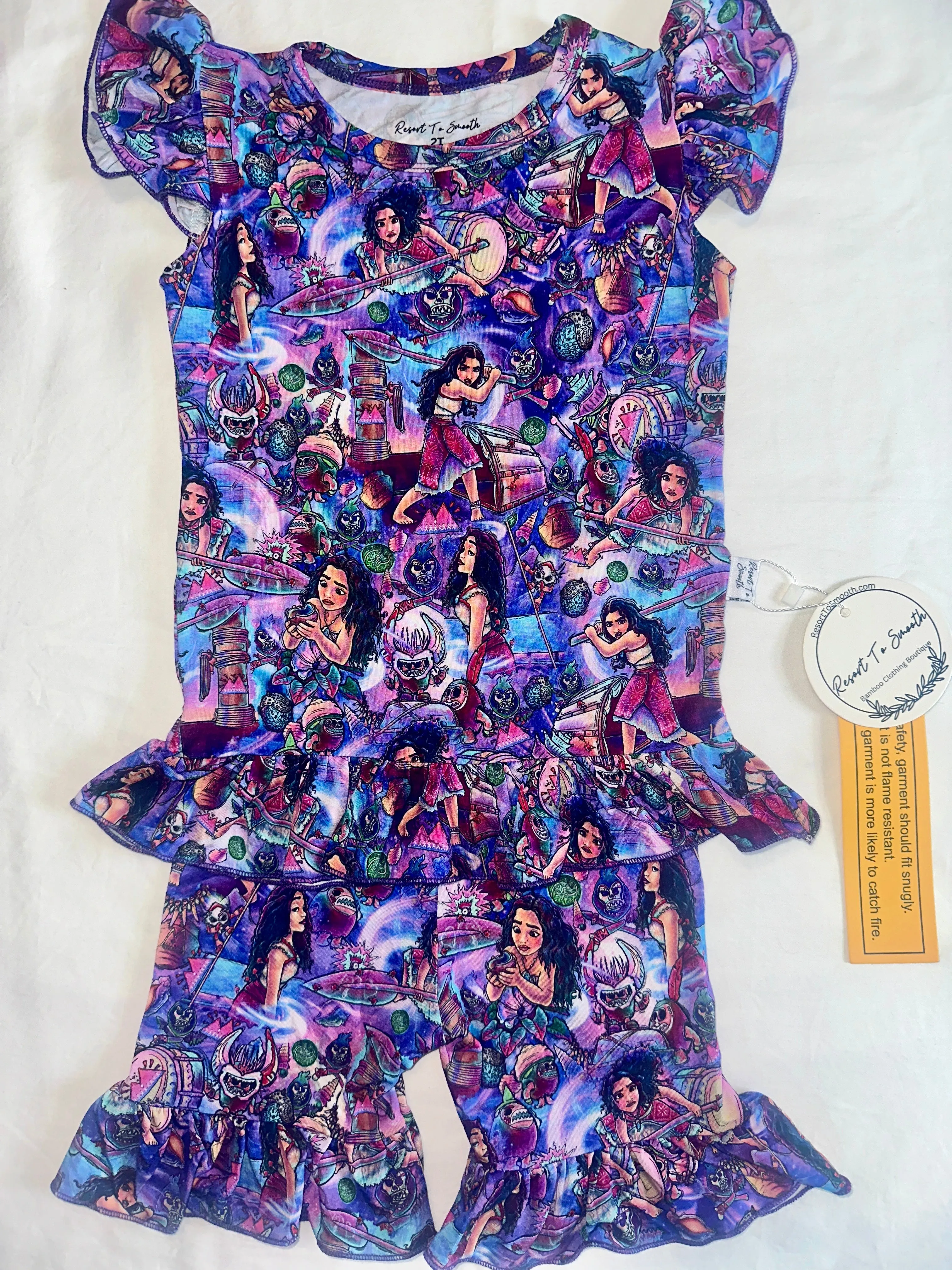 Island Princess Bamboo FLUTTER Sleeve   FLUTTER Shorts