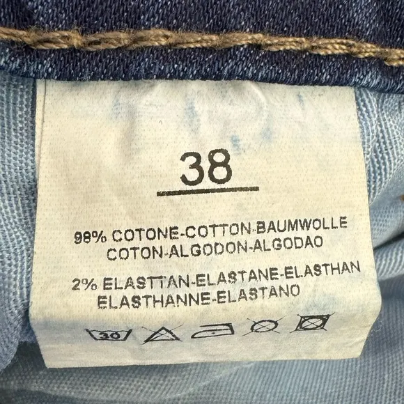 Italian Designer DISHE DOSHE Y2K Studded Glam Jeans