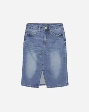 Janni Denim Maxi Skirt - Snug Blue