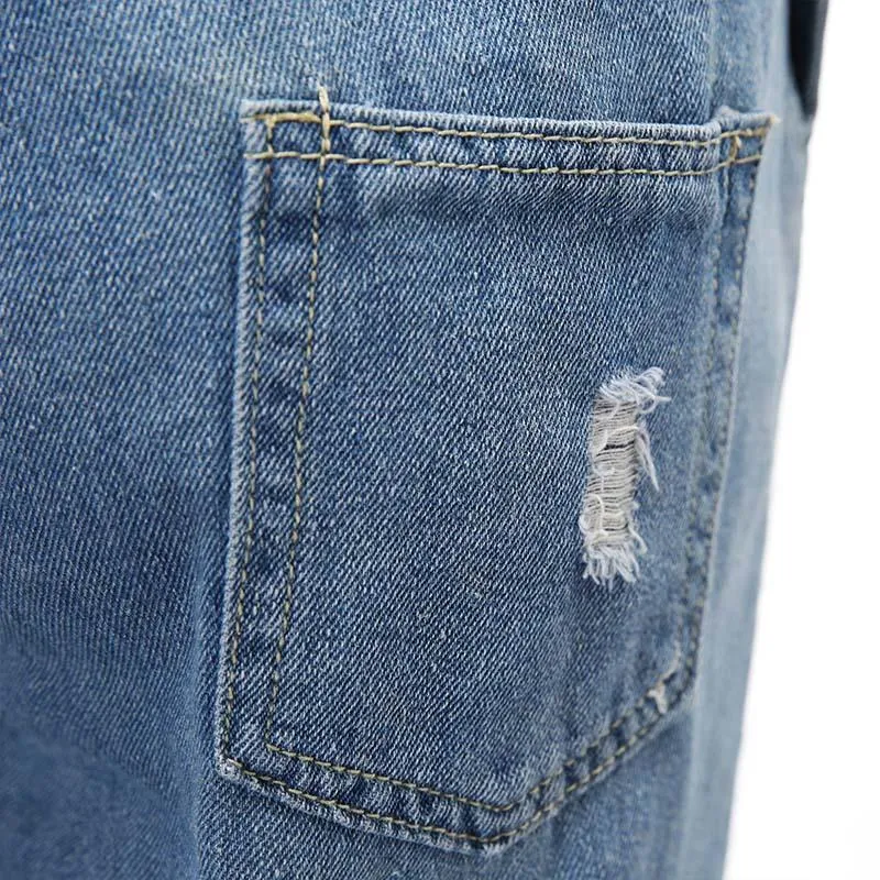 Jean déchiré vintage pour homme