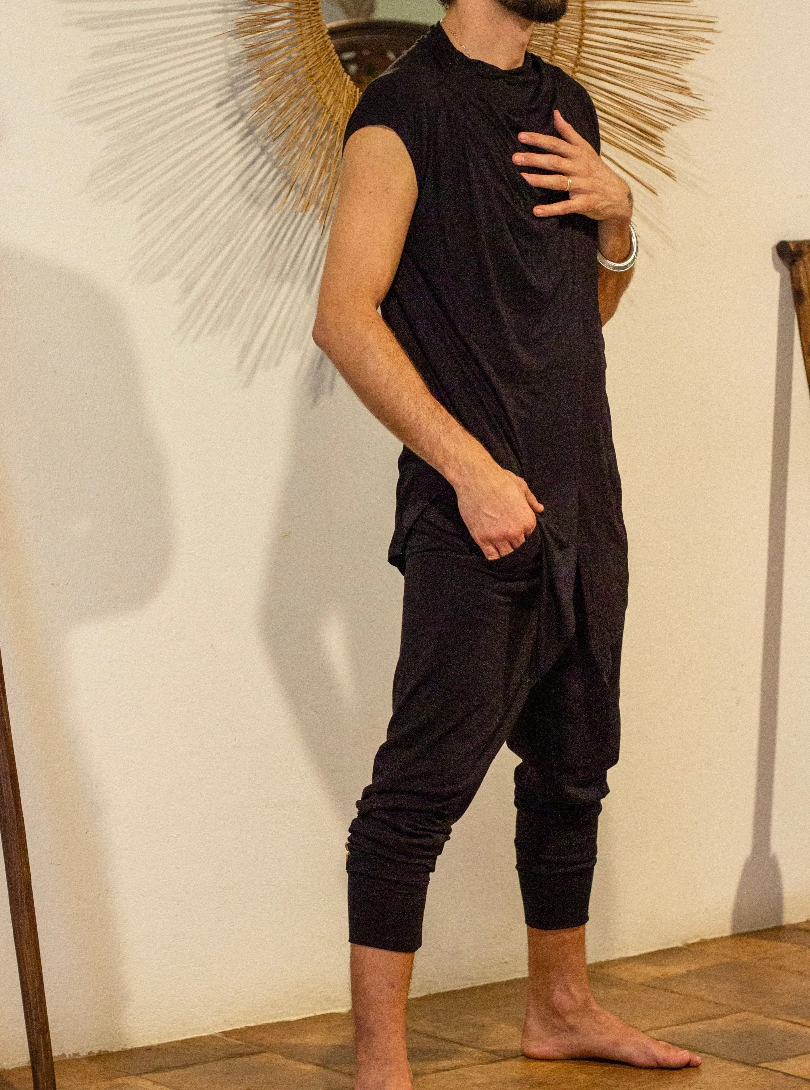 Jedi Mens Top in Black