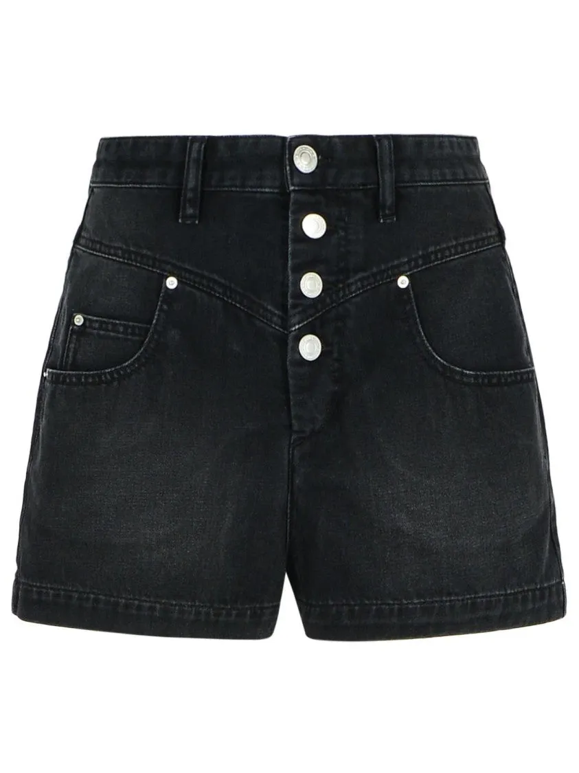 Jovany' Black Denim Shorts