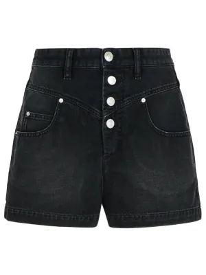 Jovany' Black Denim Shorts