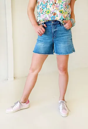Julian Denim Shorts by Dear John in Costa Blue