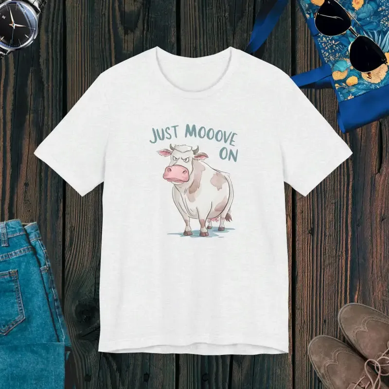 Just Moov on Tee Unisex Short Sleeve Cow Tee