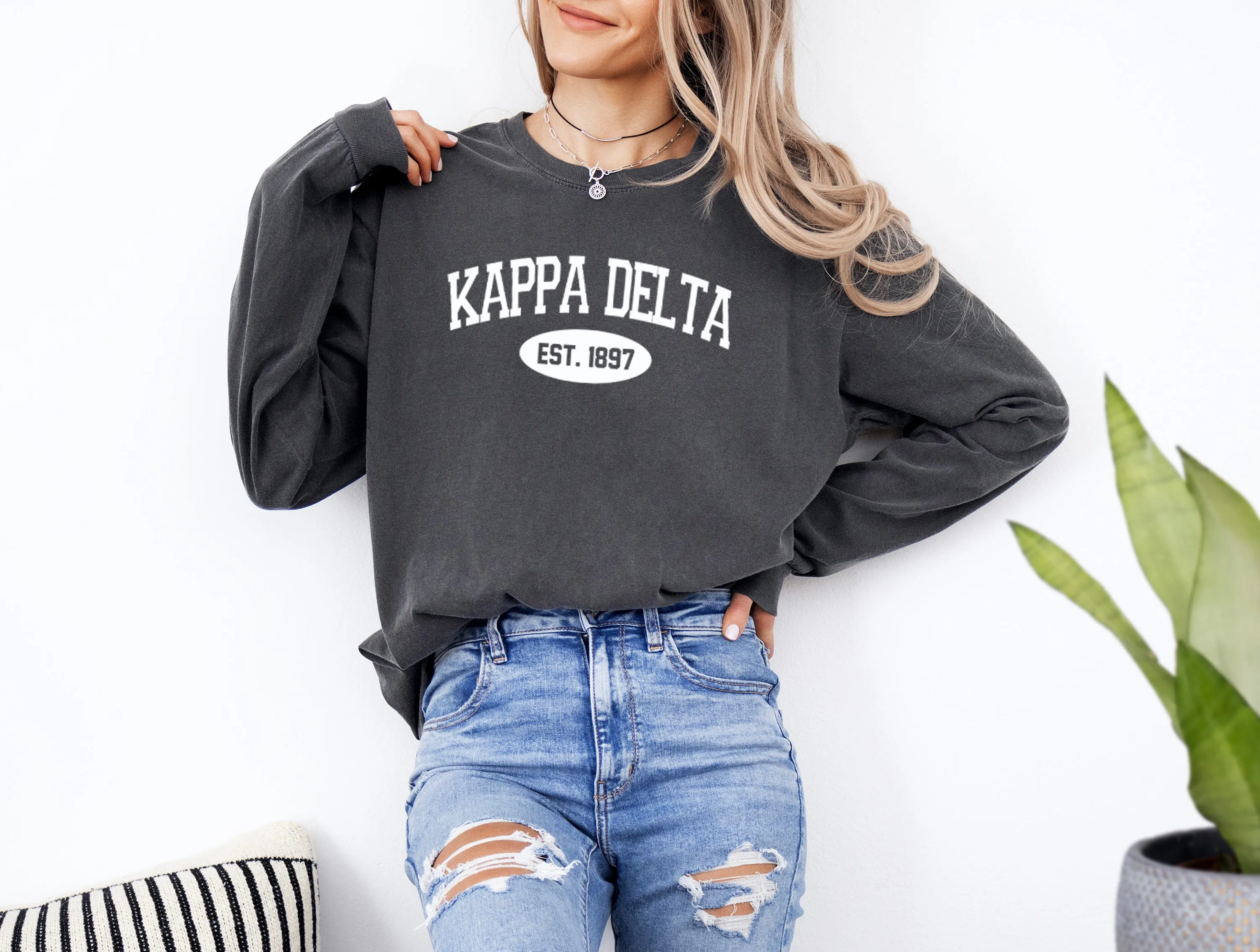 Kappa Delta Long Sleeve Vintage T-Shirt